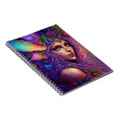 Farbenfrohe Fairy Fantasy Art Notebook Notizblock (Rechte Seite)