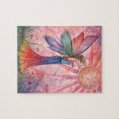 Farbenfrohe Fairy Puzzle mit Tin (Horizontal)
