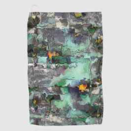 Farbenfrohe Fake-Gestein dominiert minzgrün bis gr Golfhandtuch