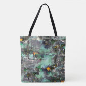 Farbenfrohe Fake-Gestein dominiert minzgrün bis gr Tasche (Vorderseite)