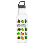 Farbenfrohe Fall Apple Muster Niedliche Geschenke Edelstahlflasche (Vorderseite)