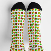 Farbenfrohe Fall Apple Muster Niedliche Geschenke Socken (Oben)