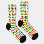 Farbenfrohe Fall Apple Muster Niedliche Geschenke Socken (Rechts)