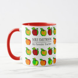 Farbenfrohe Fall Apple Muster Niedliche Geschenke  Tasse