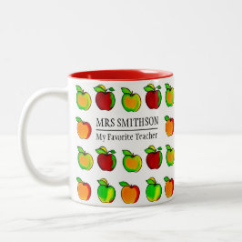 Farbenfrohe Fall Apple Muster Niedliche Geschenke Tasse