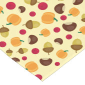 Farbenfrohe Fall Pumpkin Red Berries Muster Kurzer Tischläufer (Ecke)