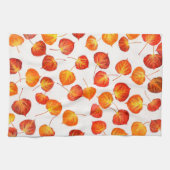 Farbenfrohe Fall Quaking Aspen Blätter Papier Napk Geschirrtuch (Horizontal)