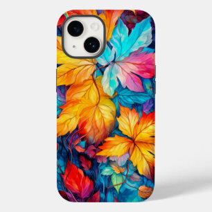 Farbenfrohe Fallböden Case-Mate iPhone 14 Hülle