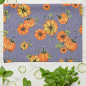 Farbenfrohe Fallpumpen Orange/Lila Geschirrtuch (Gefaltet)