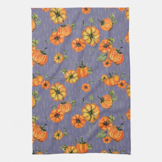 Farbenfrohe Fallpumpen Orange/Lila Geschirrtuch (Vertikal)