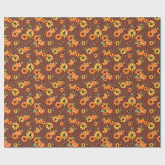 Farbenfrohe Fallpumpen Orange/Rost Geschenkpapier (Flach)