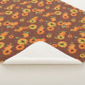 Farbenfrohe Fallpumpen Orange/Rost Sherpadecke (3/4)