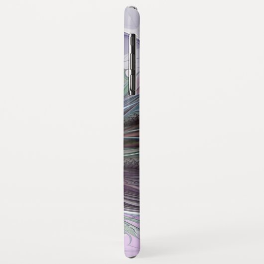 Farbenfrohe Fantasie Abstrakt Modernes Fraktal Blu Case-Mate iPhone Hülle (Hinten/Links)