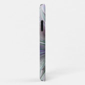 Farbenfrohe Fantasie Abstrakt Modernes Fraktal Blu Case-Mate iPhone Hülle (Hinten/Rechts)