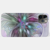 Farbenfrohe Fantasie Abstrakt Modernes Fraktal Blu Case-Mate iPhone Hülle (Rückseite (Horizontal))