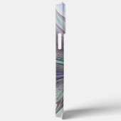 Farbenfrohe Fantasie Abstrakt Modernes Fraktal Blu Case-Mate iPhone Hülle (Rückseite / Rechts)