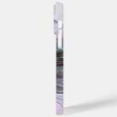 Farbenfrohe Fantasie Abstrakt Modernes Fraktal Blu Case-Mate iPhone Hülle (Rückseite / Links)