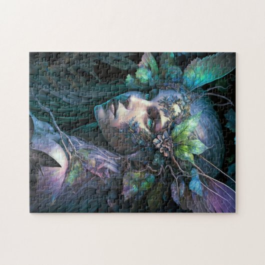 Farbenfrohe Fantasie Art Jigsaw Puzzle (Horizontal)