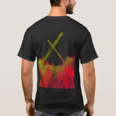 Farbenfrohe Fantasie des Ingenieurs für Krane T-Shirt (Rückseite)