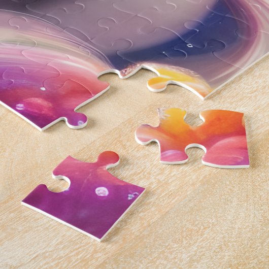 Farbenfrohe Fantasie Kawaii Unicorn Puzzle (Seite)