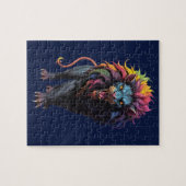 Farbenfrohe Fantasie Kunst, Dichtung und Musik Puzzle (Horizontal)