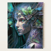 Farbenfrohe Fantasie Kunstplaner Planer (Rückseite)