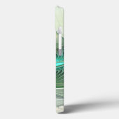 Farbenfrohe Fantasie Moderne Abstrakte Blume Frakt Case-Mate iPhone Hülle (Rückseite / Links)