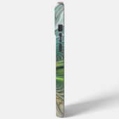 Farbenfrohe Fantasie Moderne Abstrakte Blume Frakt Case-Mate iPhone Hülle (Rückseite / Links)