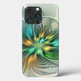 Farbenfrohe Fantasie Moderne Abstrakte Blume Frakt Case-Mate iPhone Hülle
