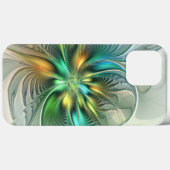 Farbenfrohe Fantasie Moderne Abstrakte Blume Frakt Case-Mate iPhone Hülle (Rückseite (Horizontal))