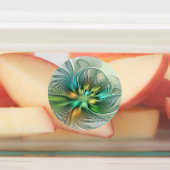 Farbenfrohe Fantasie Moderne Abstrakte Blume Frakt Etiketten (Befestigt)