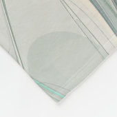 Farbenfrohe Fantasie Moderne Abstrakte Blume Frakt Fleecedecke (Ecke)