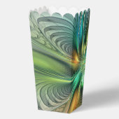 Farbenfrohe Fantasie Moderne Abstrakte Blume Frakt Geschenkschachtel (Rückseite)