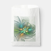 Farbenfrohe Fantasie Moderne Abstrakte Blume Frakt