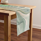 Farbenfrohe Fantasie Moderne Abstrakte Blume Frakt Kurzer Tischläufer (Beispiel)