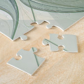 Farbenfrohe Fantasie Moderne Abstrakte Blume Frakt Puzzle (Seite)