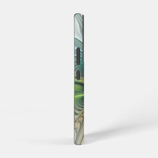 Farbenfrohe Fantasie Moderne Abstrakte Blume Frakt Samsung Galaxy Hülle (Rechte Seite)