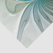 Farbenfrohe Fantasie Moderne Abstrakte Blume Frakt Seidenpapier (Detail)