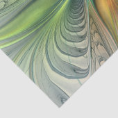 Farbenfrohe Fantasie Moderne Abstrakte Blume Frakt Seidenpapier (Detail)