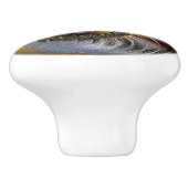 Farbenfrohe Fantasie Moderner Geist Keramikknauf (Seitenansicht)