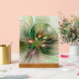 Farbenfrohe Fantasie Modernes Abstraktes Fraktal B Acrylschild