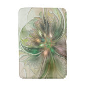 Farbenfrohe Fantasie Modernes Abstraktes Fraktal B Badematte (Vorderseite Vertikal)