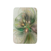 Farbenfrohe Fantasie Modernes Abstraktes Fraktal B Badematte (Vorderseite Vertikal)