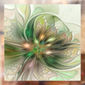 Farbenfrohe Fantasie Modernes Abstraktes Fraktal B Fensteraufkleber (Blatt 2)