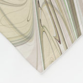 Farbenfrohe Fantasie Modernes Abstraktes Fraktal B Fleecedecke (Ecke)