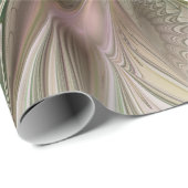 Farbenfrohe Fantasie Modernes Abstraktes Fraktal B Geschenkpapier (Rolleneckpunkt)