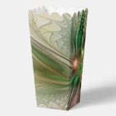 Farbenfrohe Fantasie Modernes Abstraktes Fraktal B Geschenkschachtel (Rückseite)