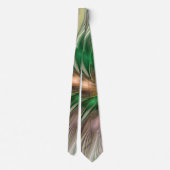 Farbenfrohe Fantasie Modernes Abstraktes Fraktal B Krawatte (Rückseite)