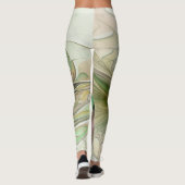 Farbenfrohe Fantasie Modernes Abstraktes Fraktal B Leggings (Rückseite)