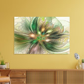 Farbenfrohe Fantasie Modernes Abstraktes Fraktal B Leinwanddruck (Insitu (Wohnzimmer))